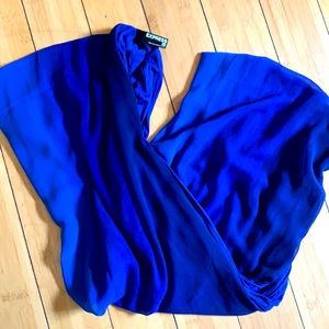 Express Ombré Royal Blue Infinity scarf.
